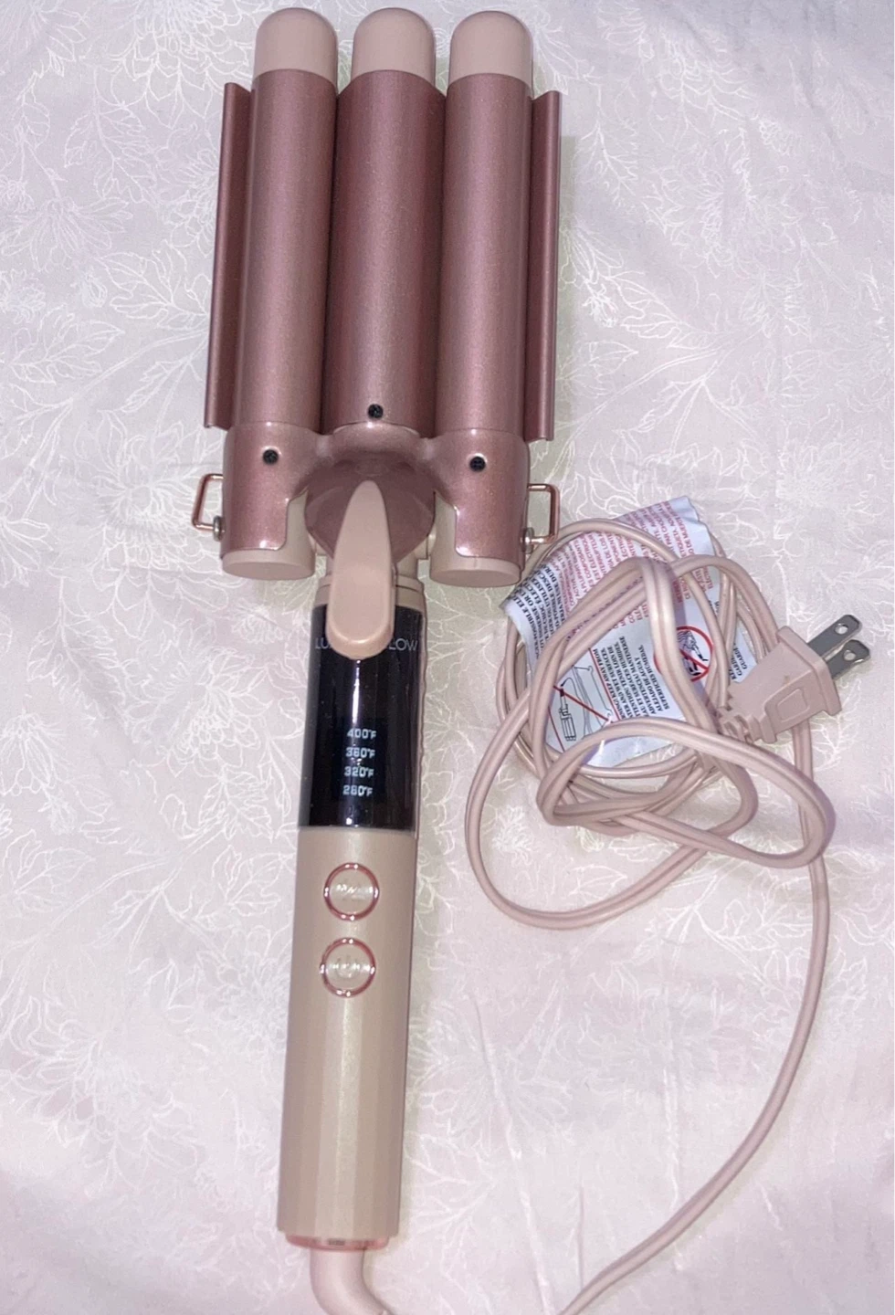 Rose Gold Triple Barrel Waver Hair Styler - photo 2