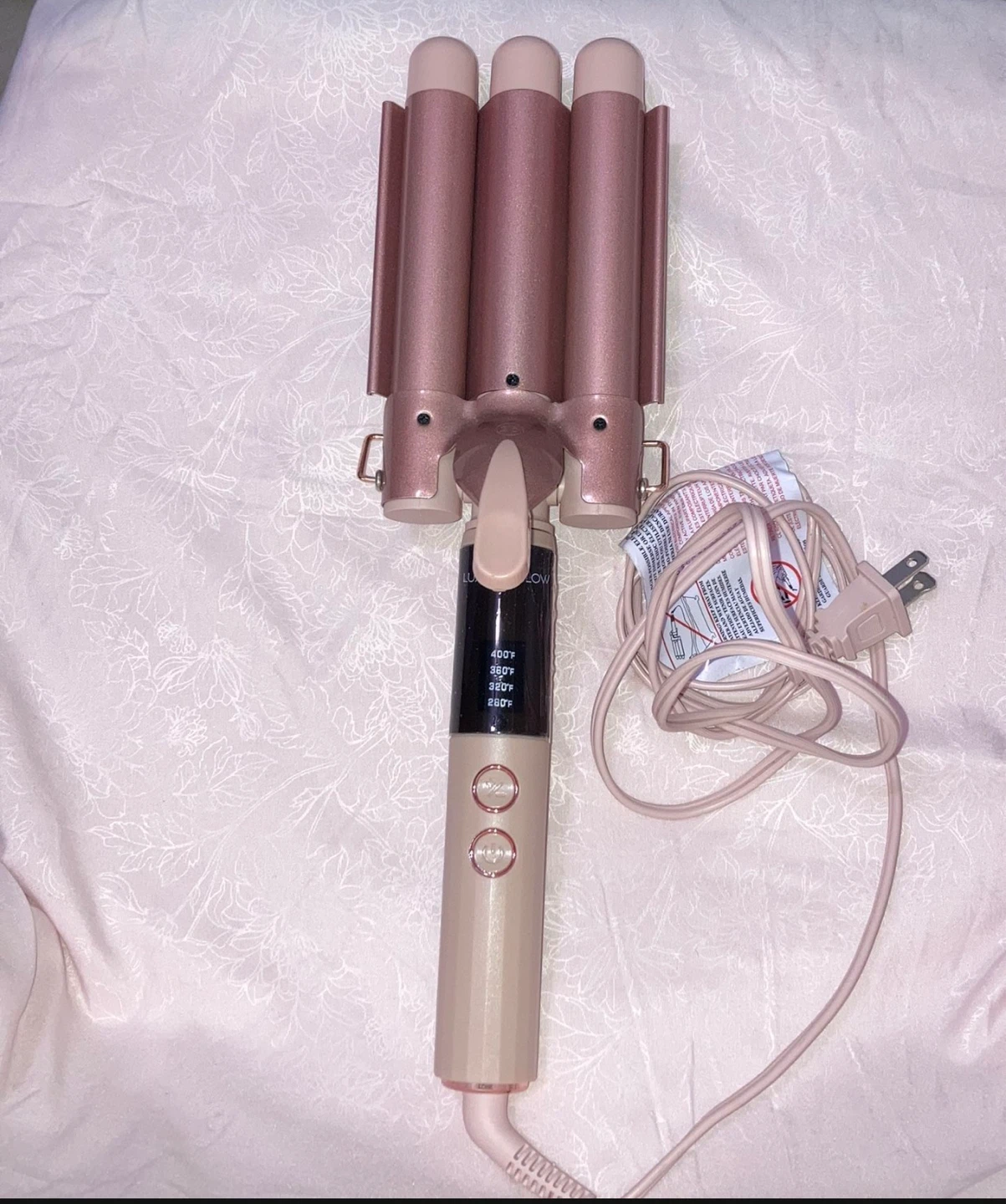 Rose Gold Triple Barrel Waver Hair Styler