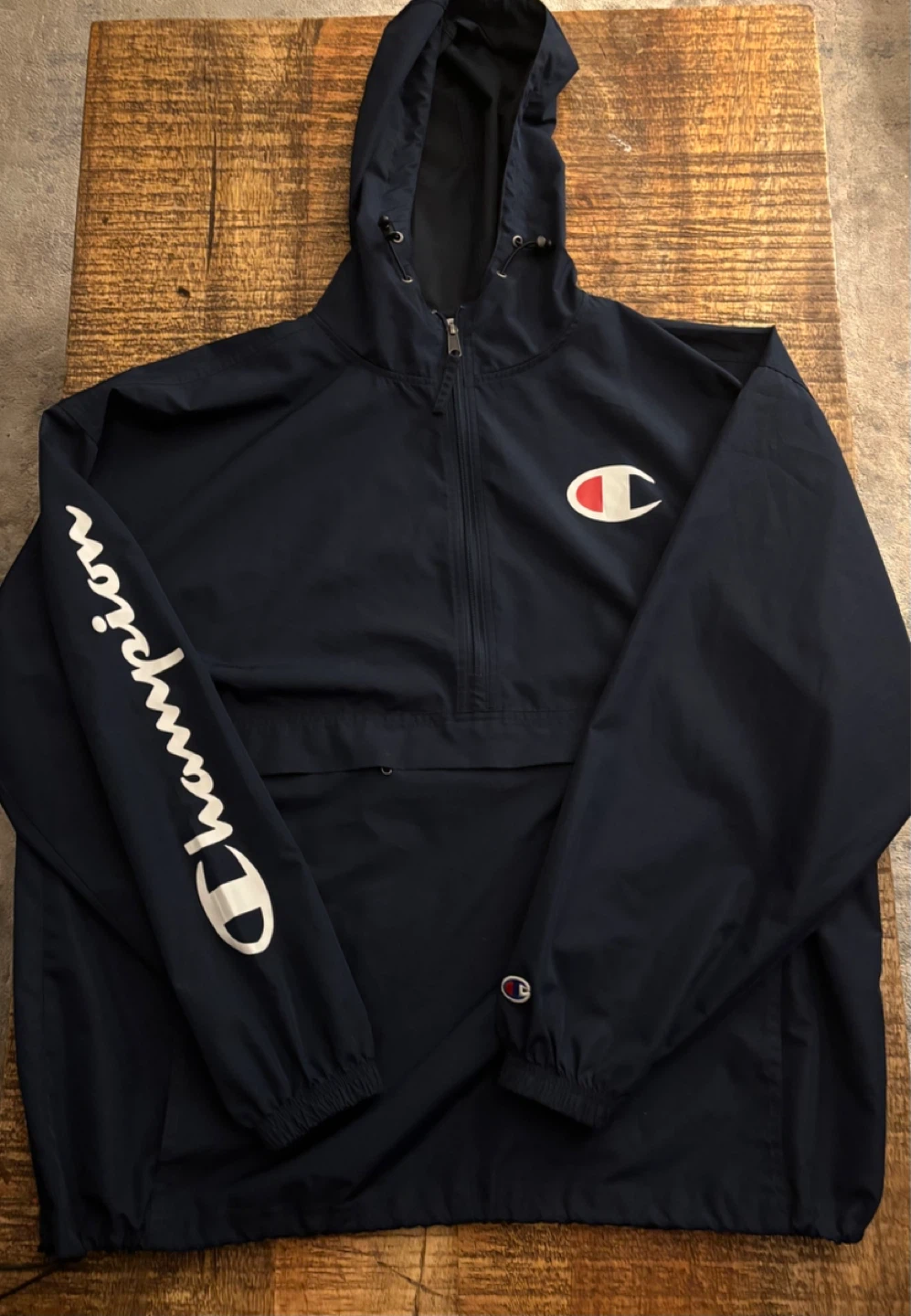 Champion Anorak Jacket - Navy - 2XL