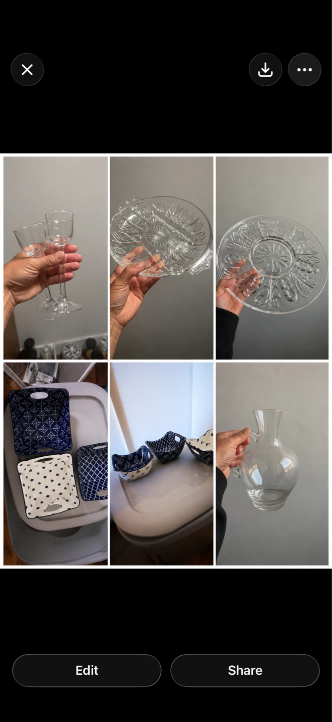 Glassware and Serving Dishes Set