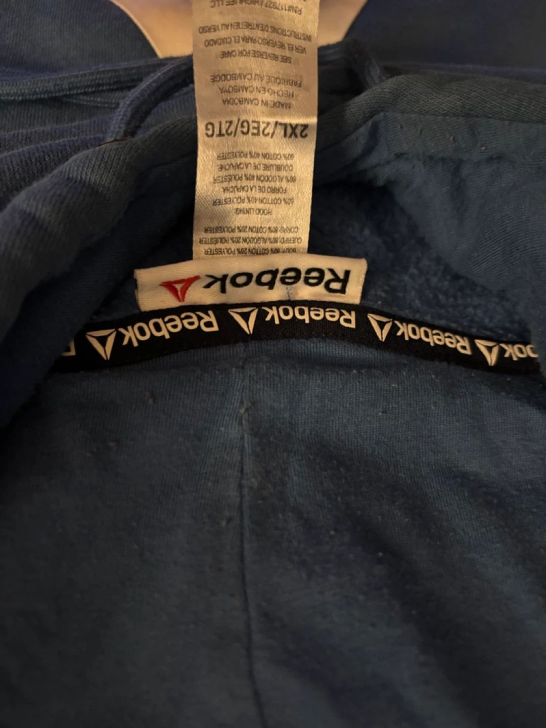 Reebok baby Blue Hoodie - Size 2XL - photo 2