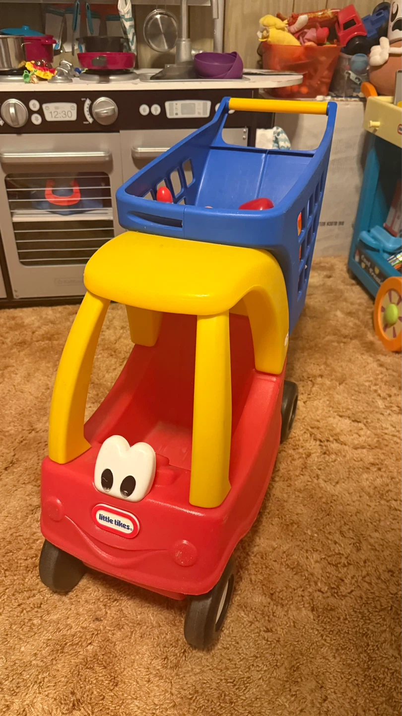 Little Tikes Toy Shopping Cart with Food check more pictures - photo 2