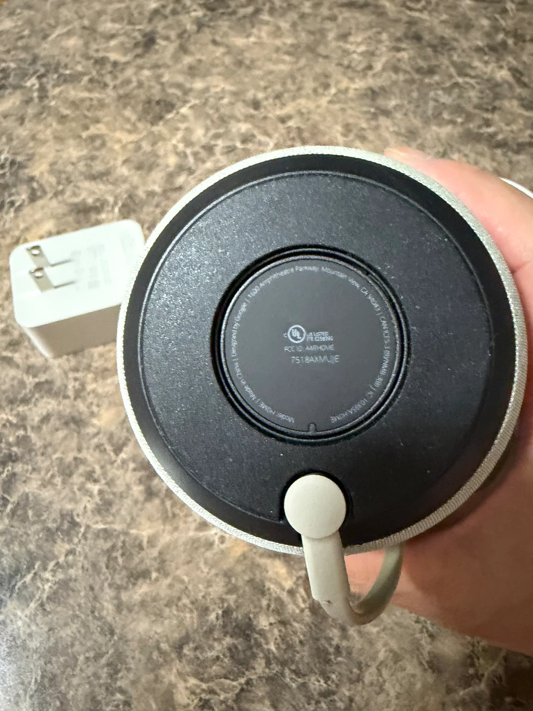Google Home Smart Speaker with Power Adapter - photo 3