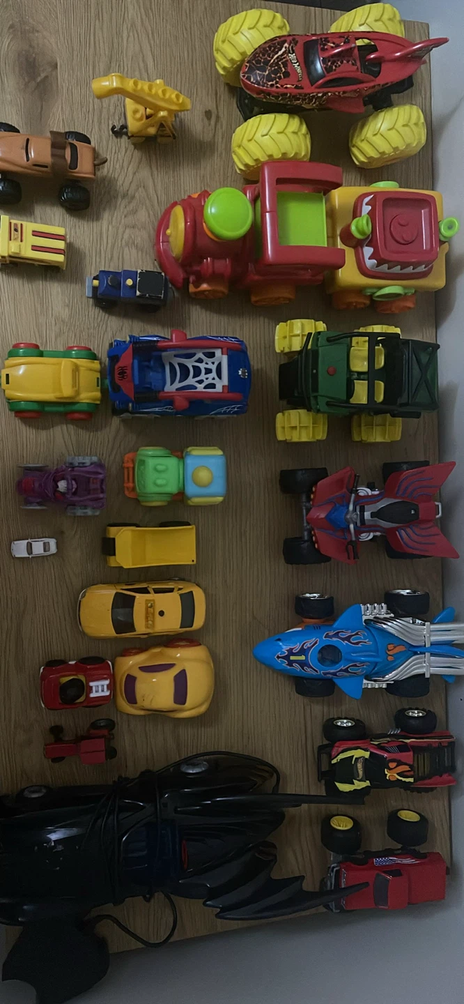 Assorted Toy Cars and Trucks