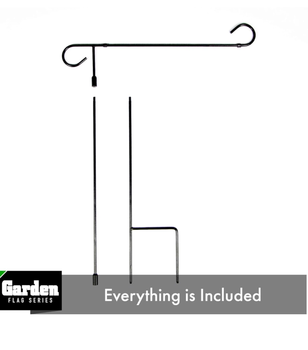 Garden Flag Series Wrought Iron Flag Pole - photo 2