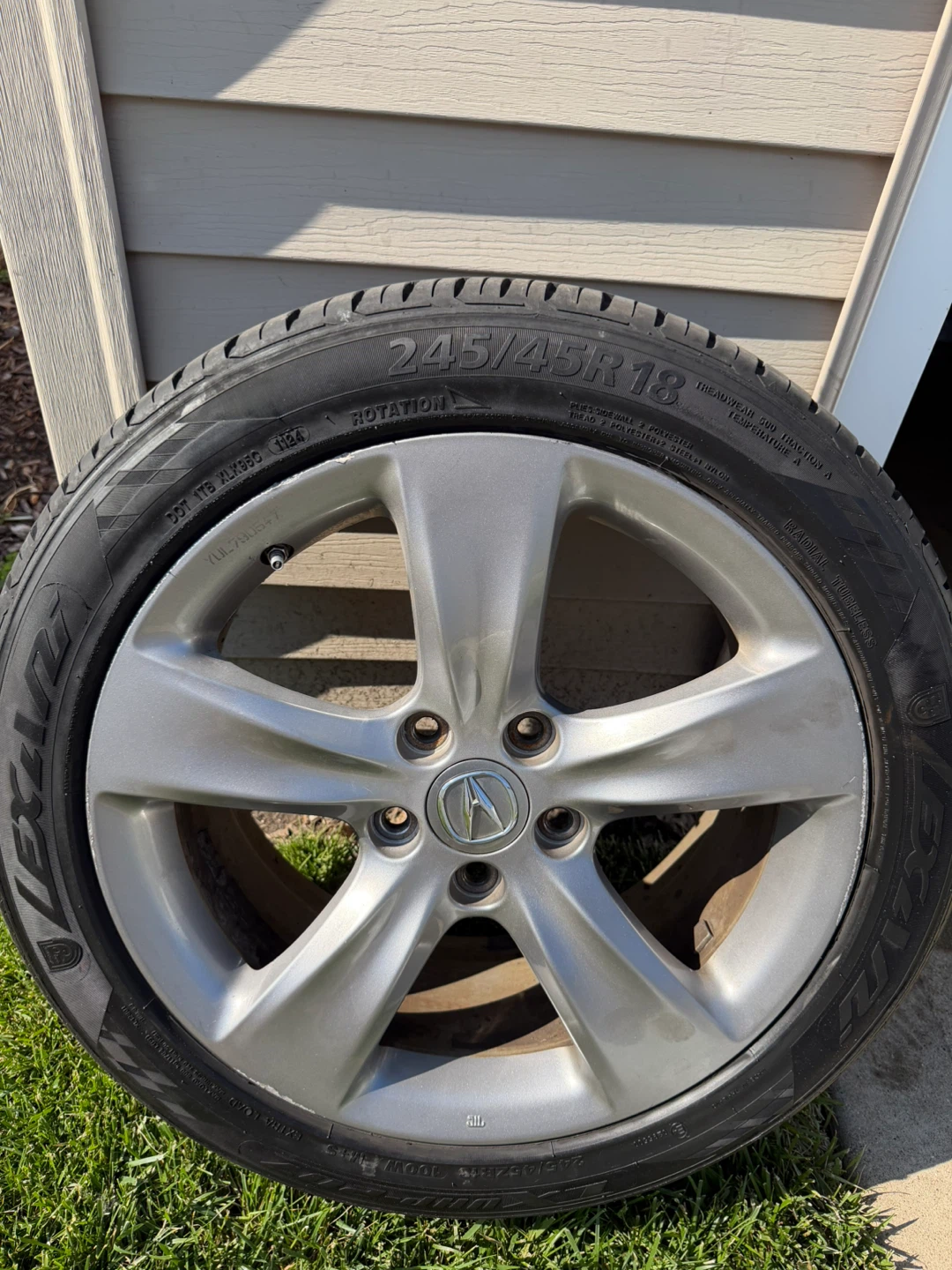 Acura TL 245/45R18 Wheel and Tire 5x120 - photo 5