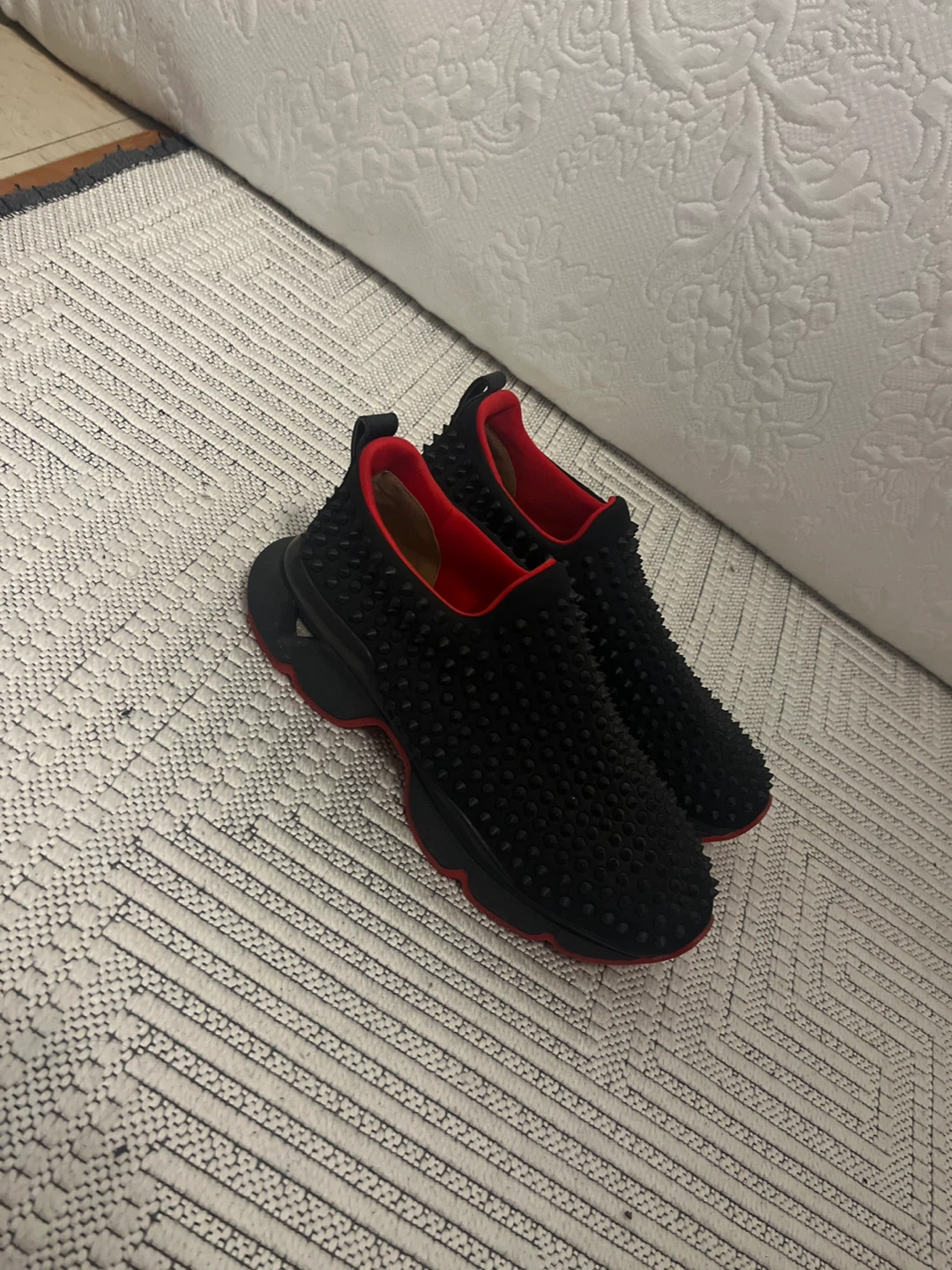 Christian Louboutin Spike Slip-On Sneakers - photo 3