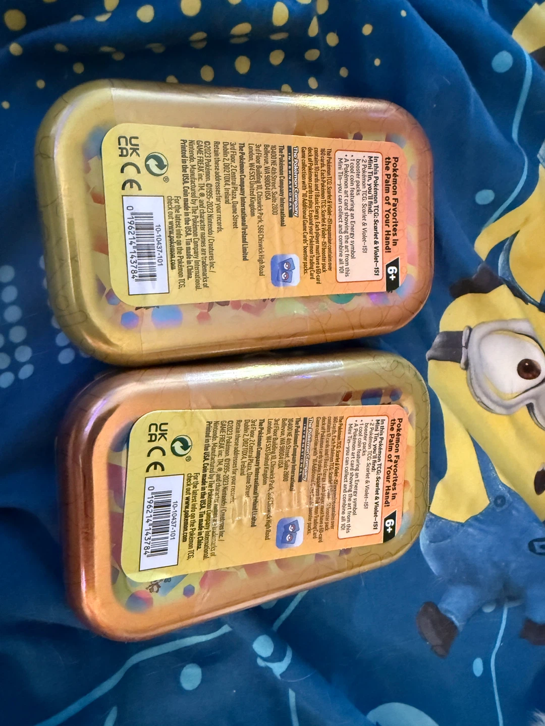2x Pokemon Trading Card Game Tins - photo 2