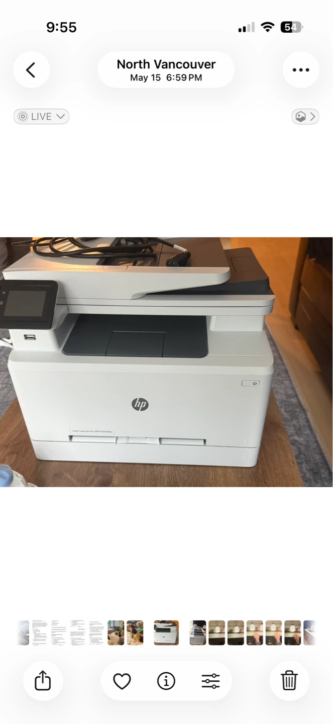 HP Color LaserJet Pro MFP M281fdw Printer