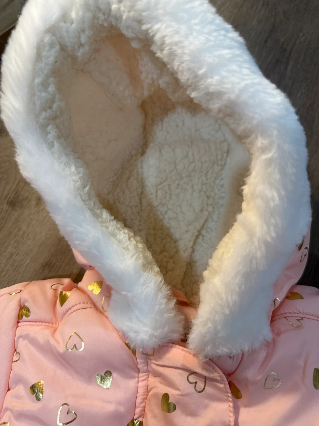 The Children's Place Pink Heart Snowsuit - Size 3T - photo 3