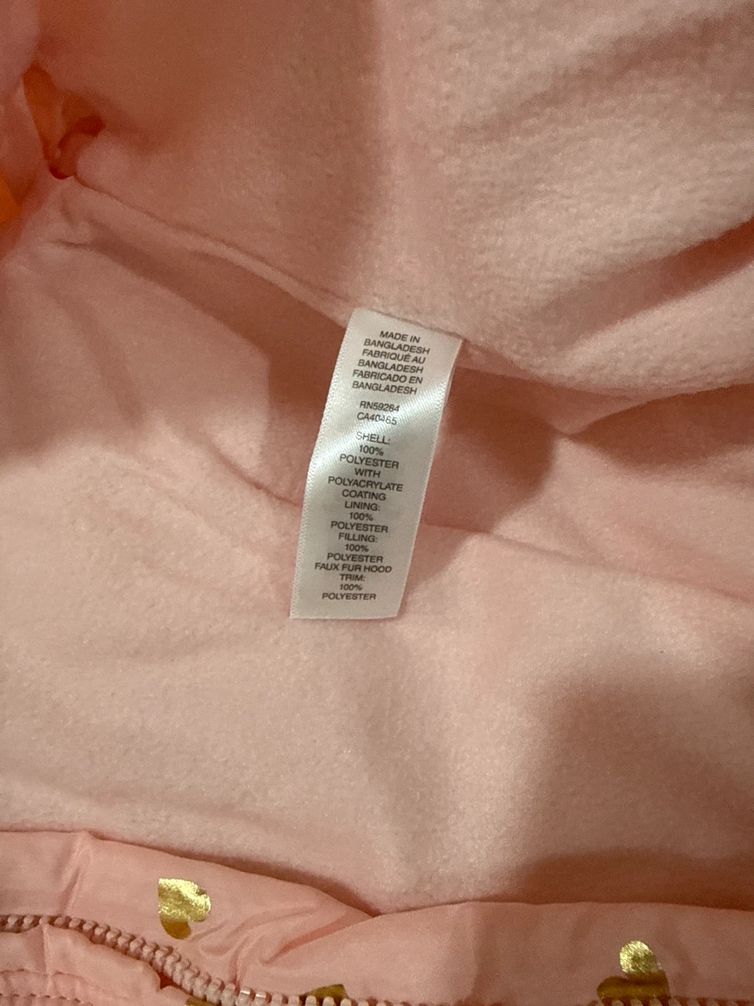 The Children's Place Pink Heart Snowsuit - Size 3T - photo 5