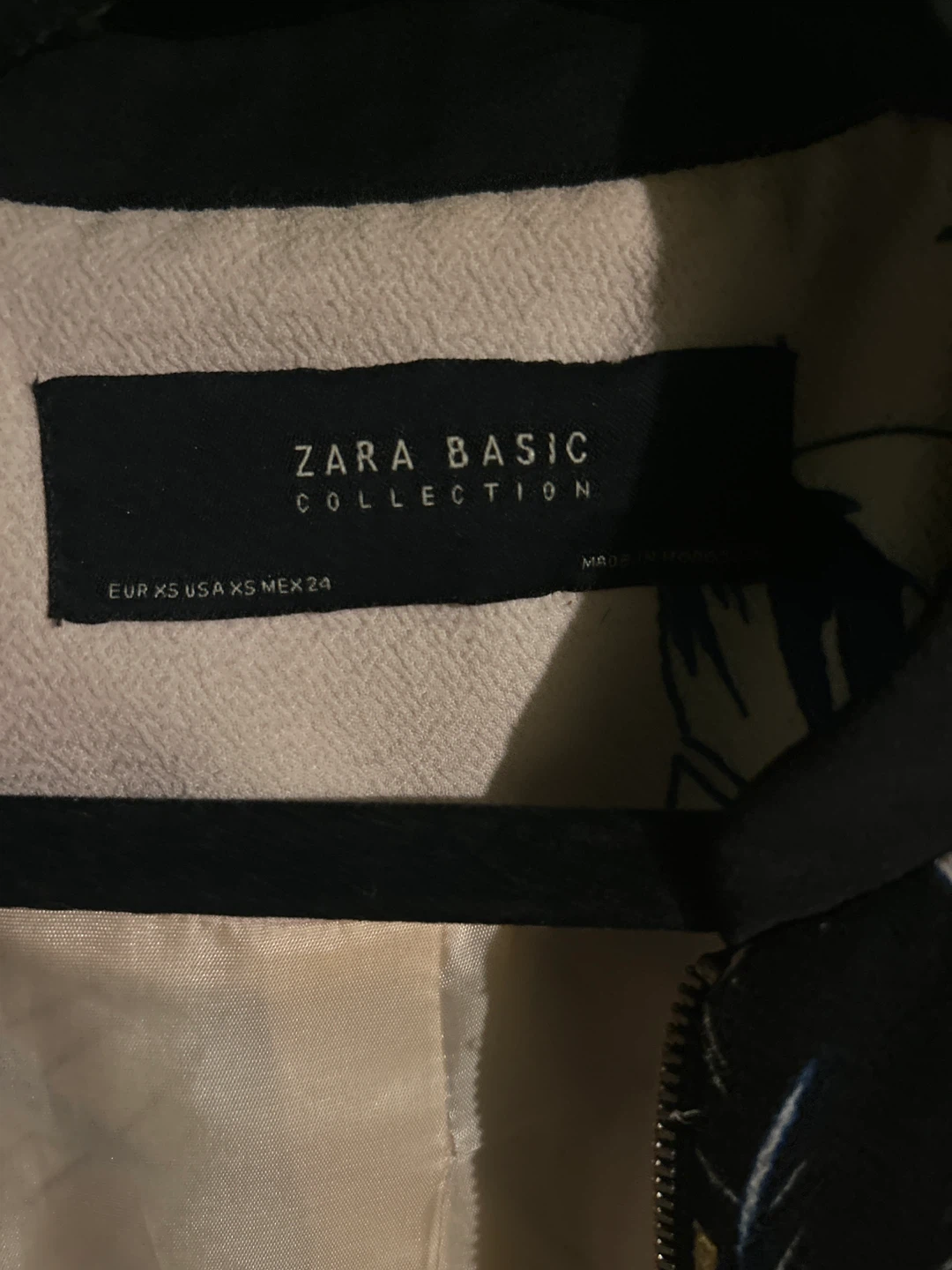 Zara Basic Collection Floral Bomber Jacket XS - photo 2