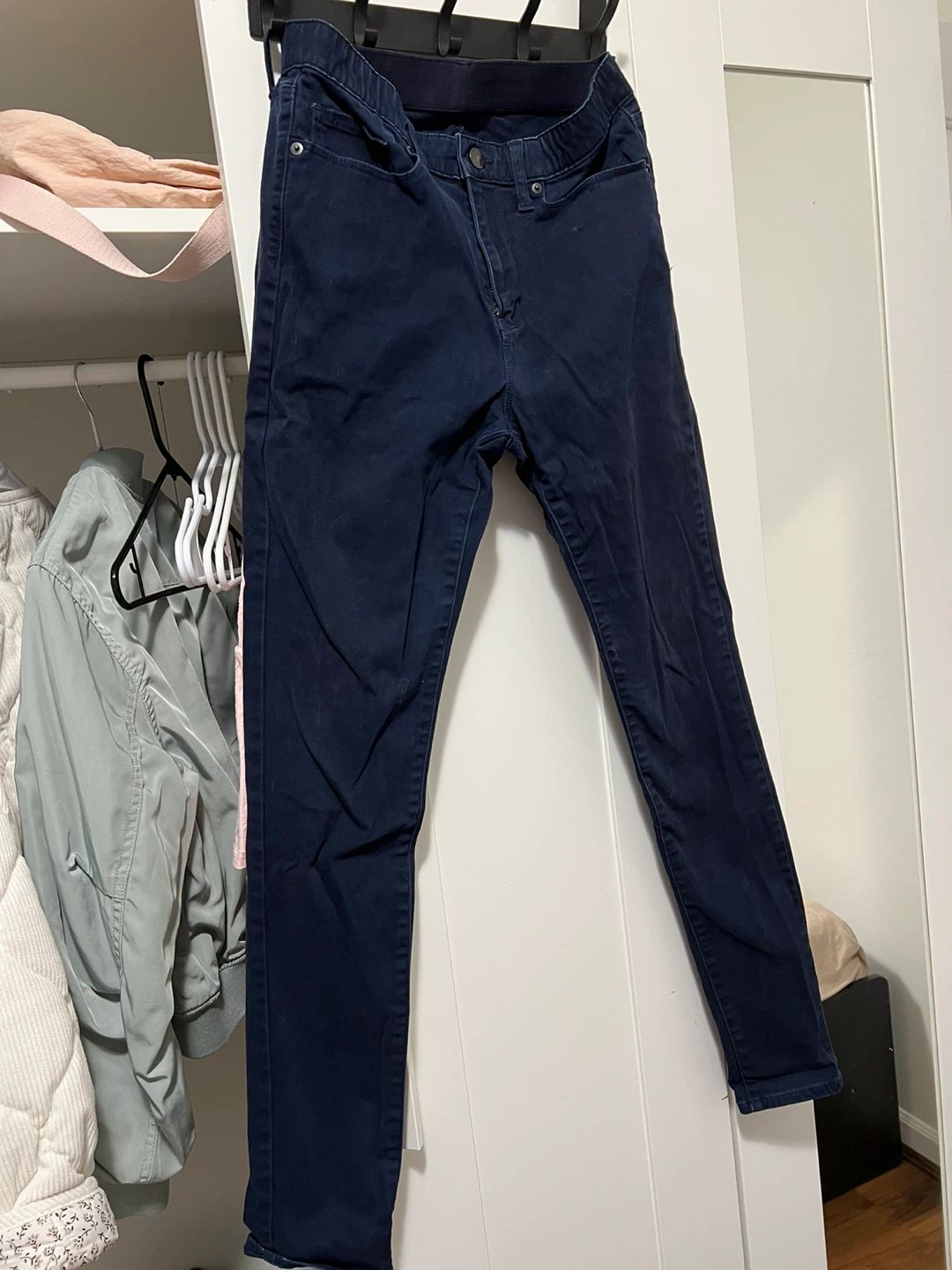 Navy Blue Slim Fit Jeans - photo 3