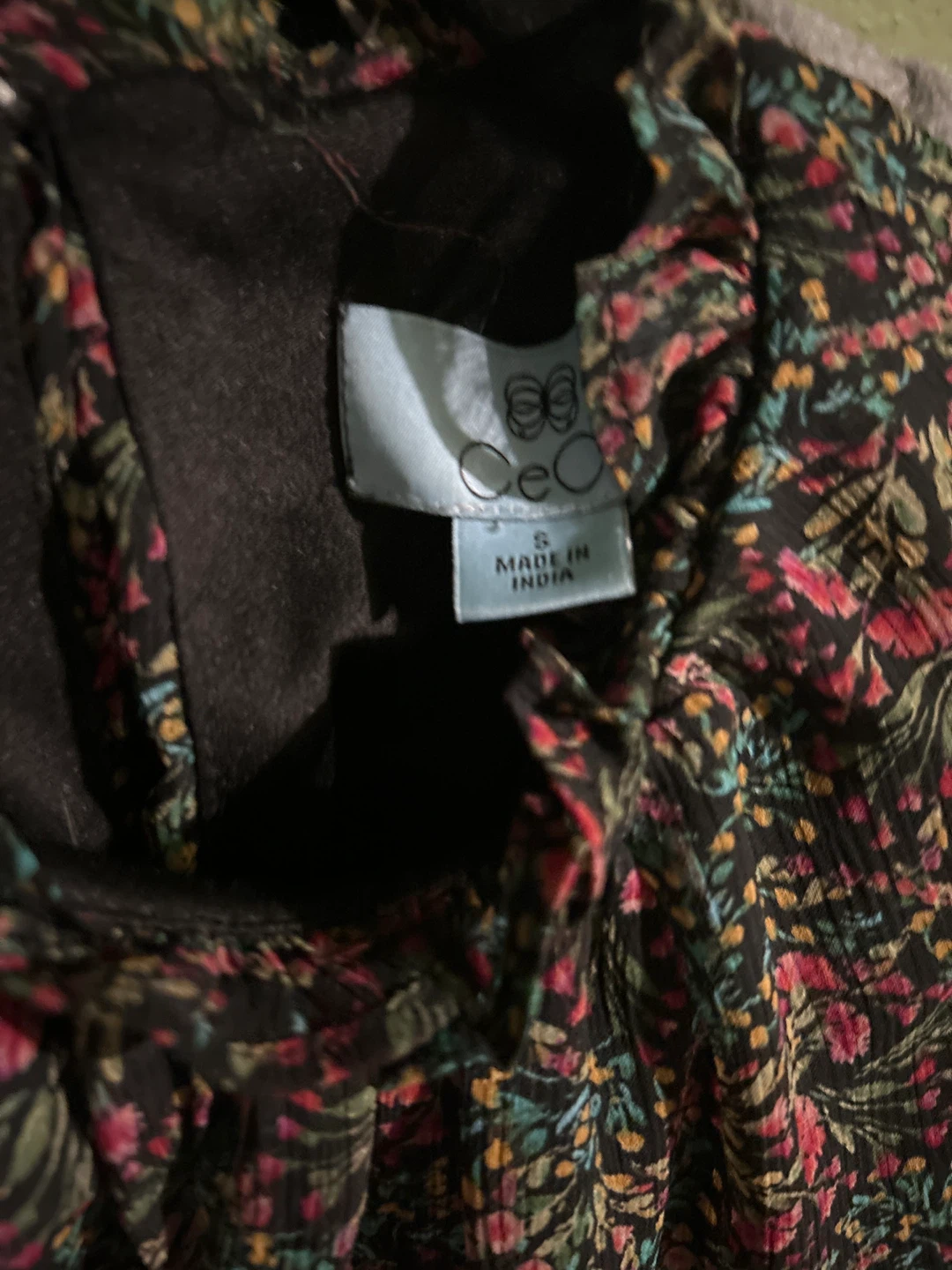 CeCe Floral Print Top Size S - photo 2