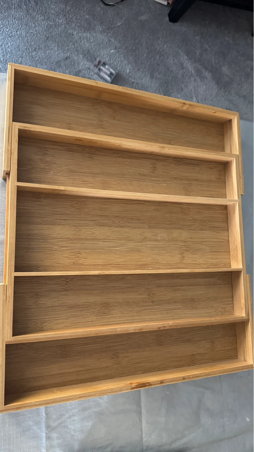 Royal Craft Wood Bamboo Cutlery Organizer - photo 2