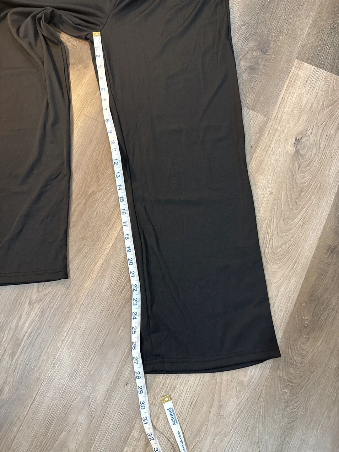 Black Wide Leg Lounge Pants Size L - photo 4