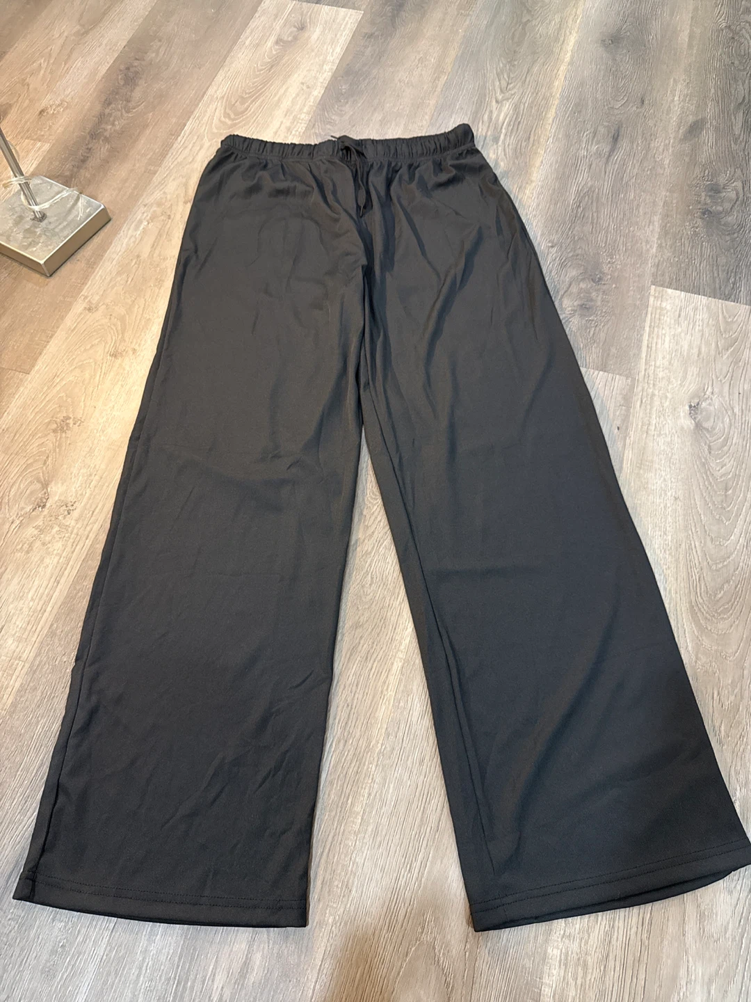 Black Wide Leg Lounge Pants Size L