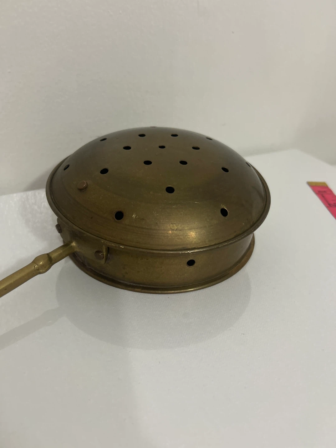 Antique Brass Bed Warmer - photo 2