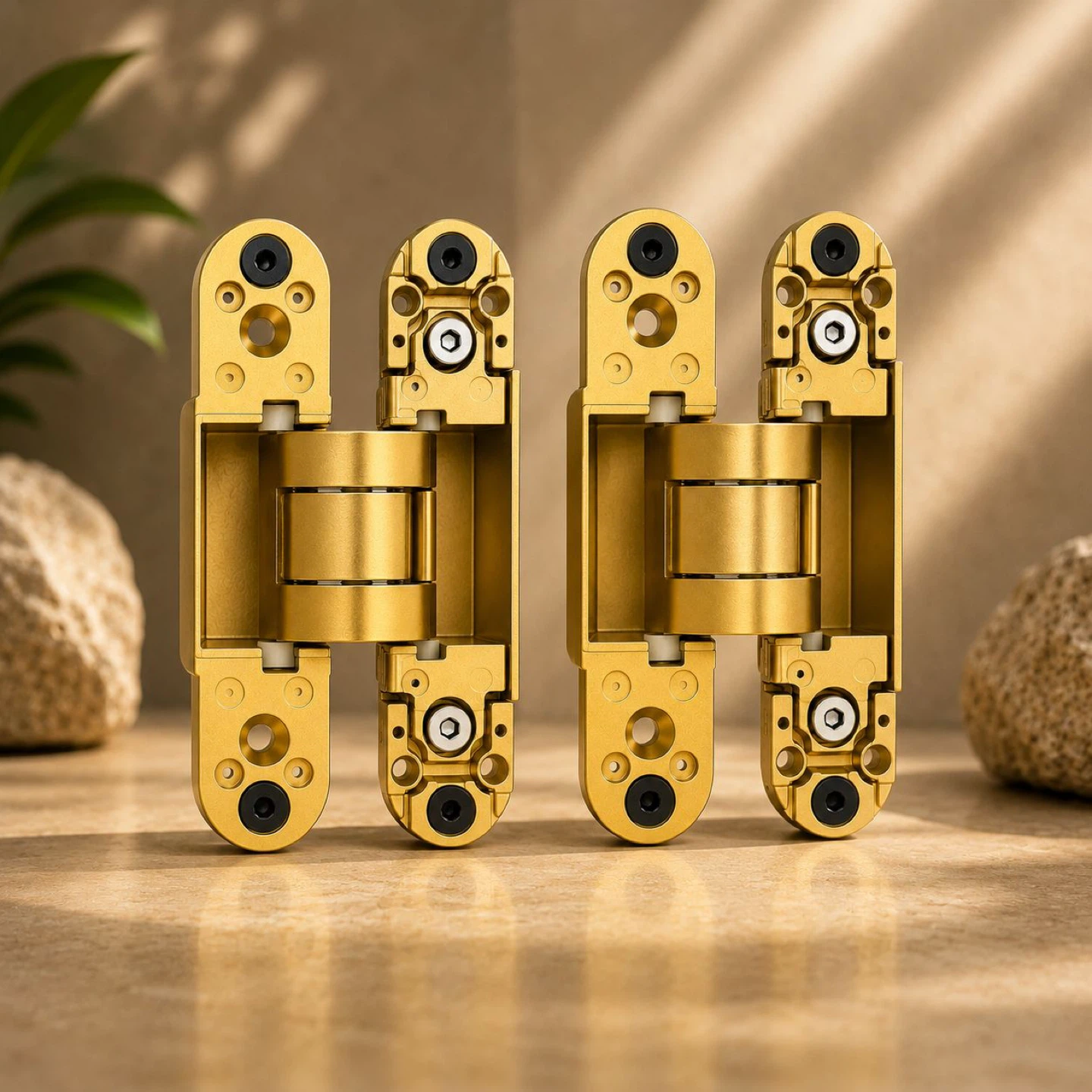 Concealed Hinges - Zinc Alloy, 10.5 cm Height - photo 3