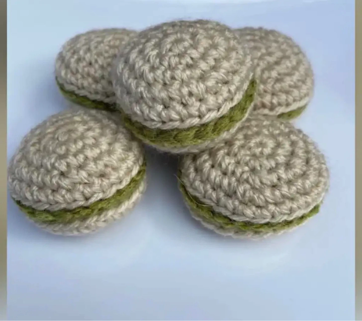 Handmade Crochet Amigurumi macarons - photo 2