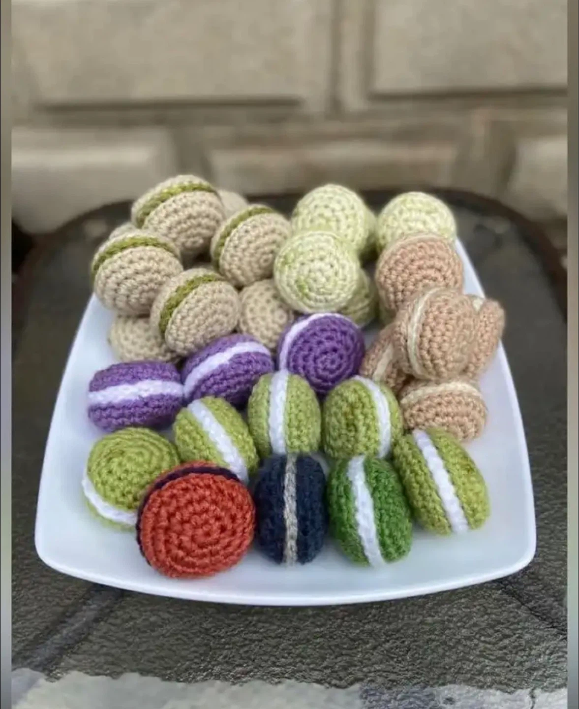Handmade Crochet Amigurumi macarons