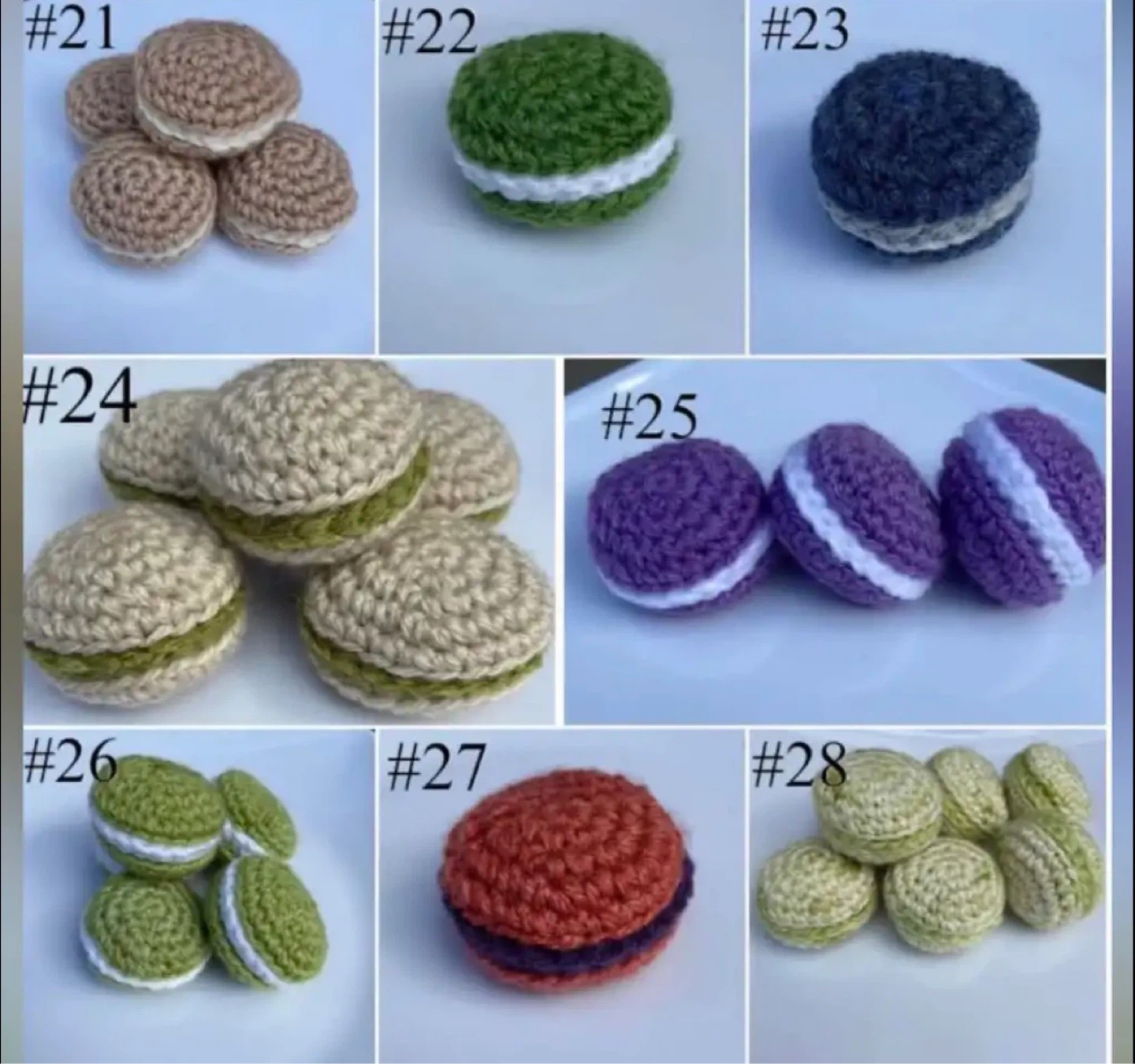 Handmade Crochet Amigurumi macarons - photo 3