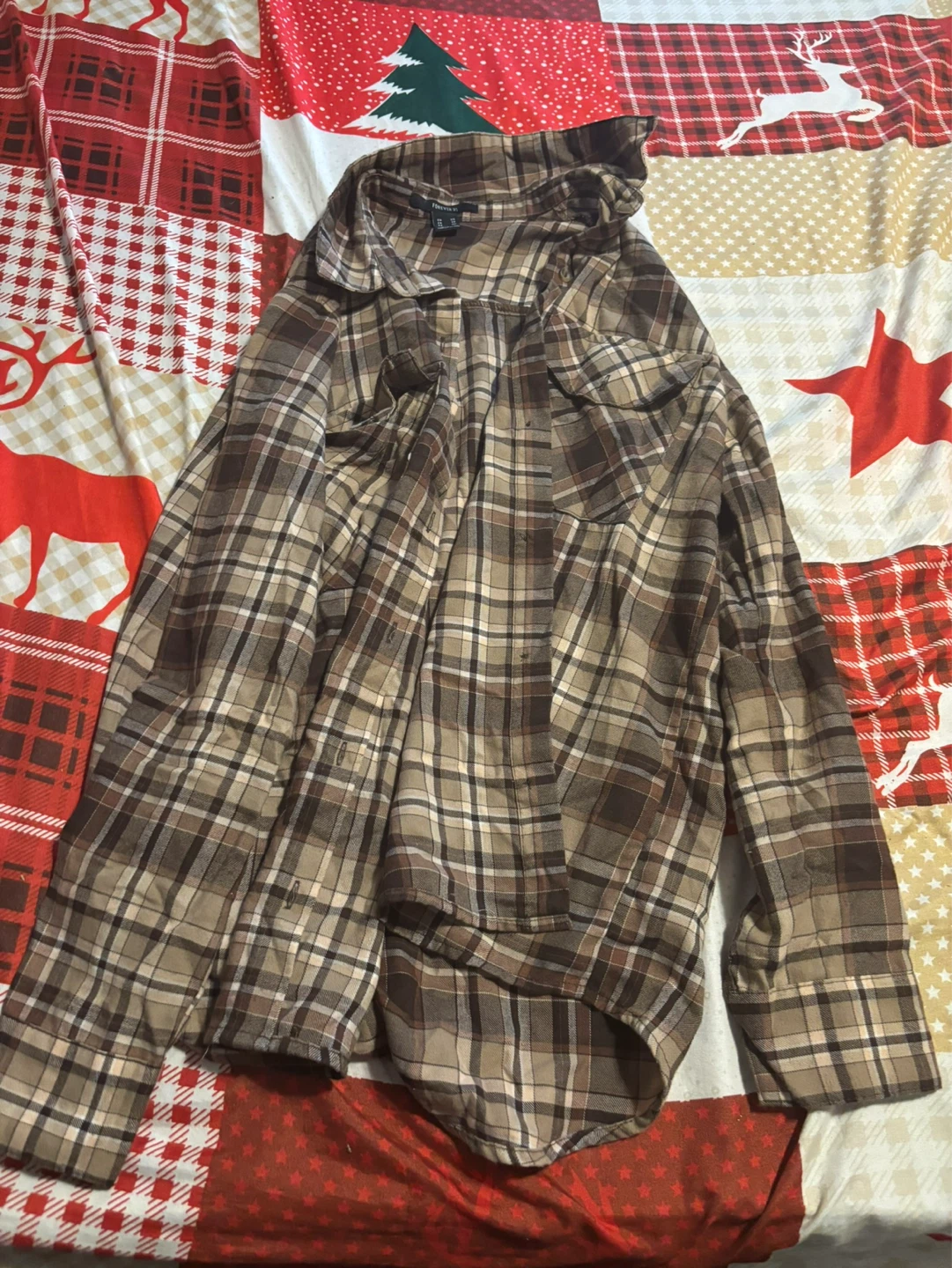 Forever 21 Plaid Flannel Shirt - XS