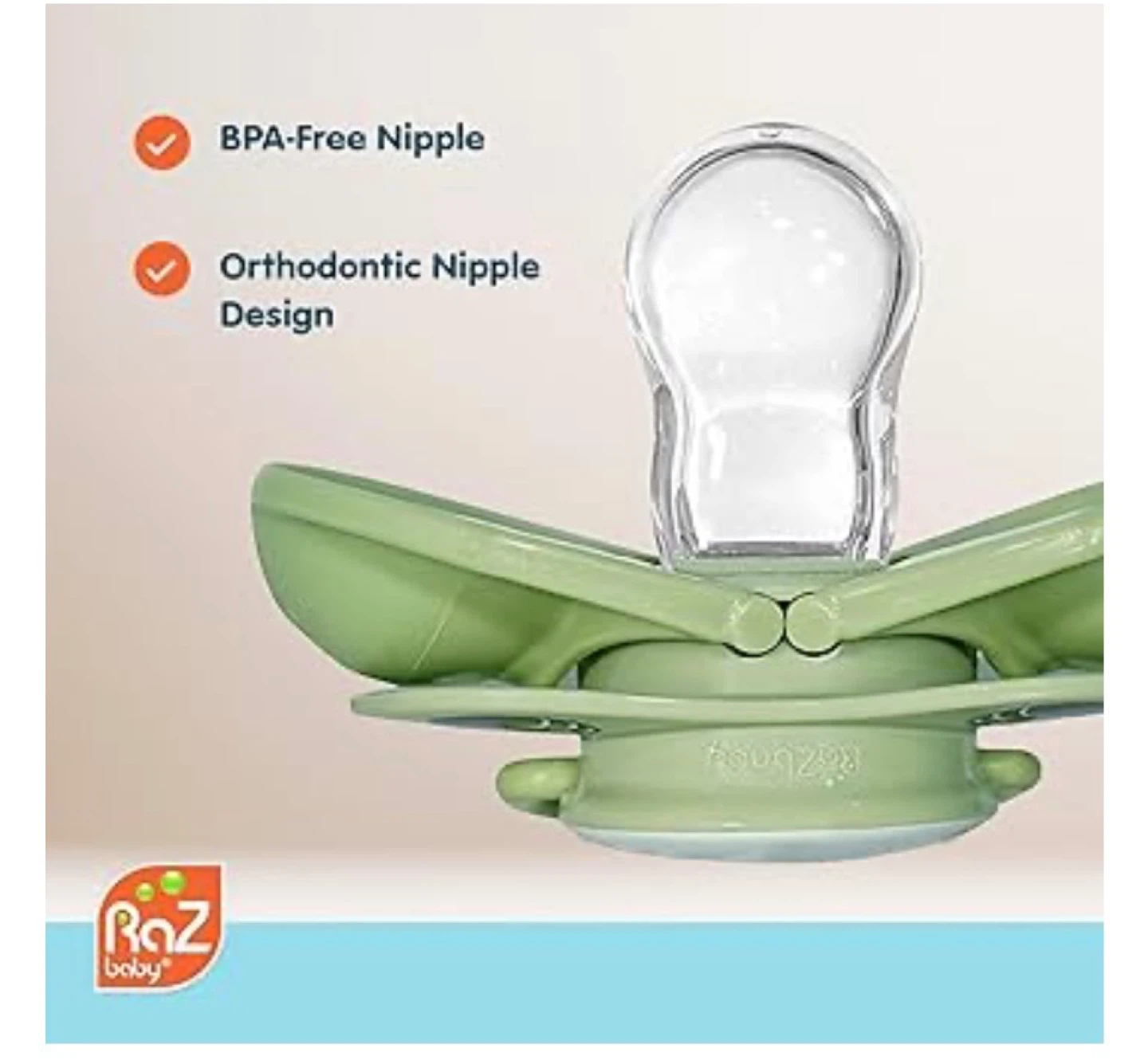 Razbaby Keep It Clean Pacifier - photo 3