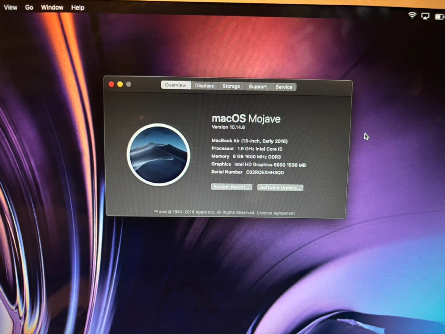 Apple Macbook Air 2015