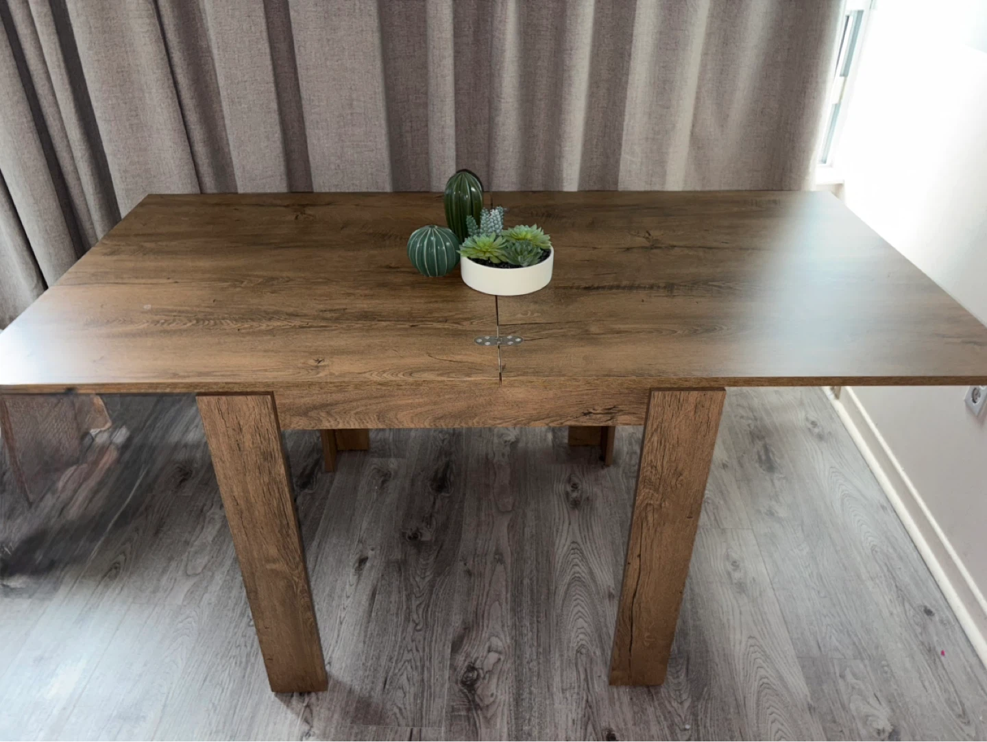 VEDDE Extendable Dining Table Oak - photo 2
