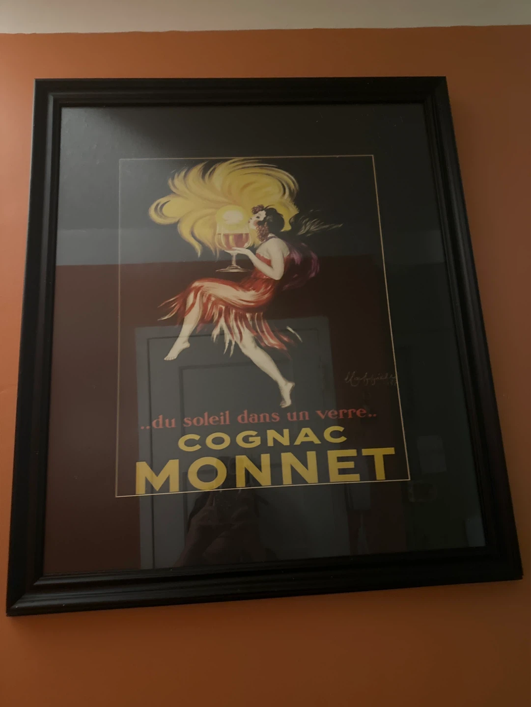Monnet Cognac Framed Poster