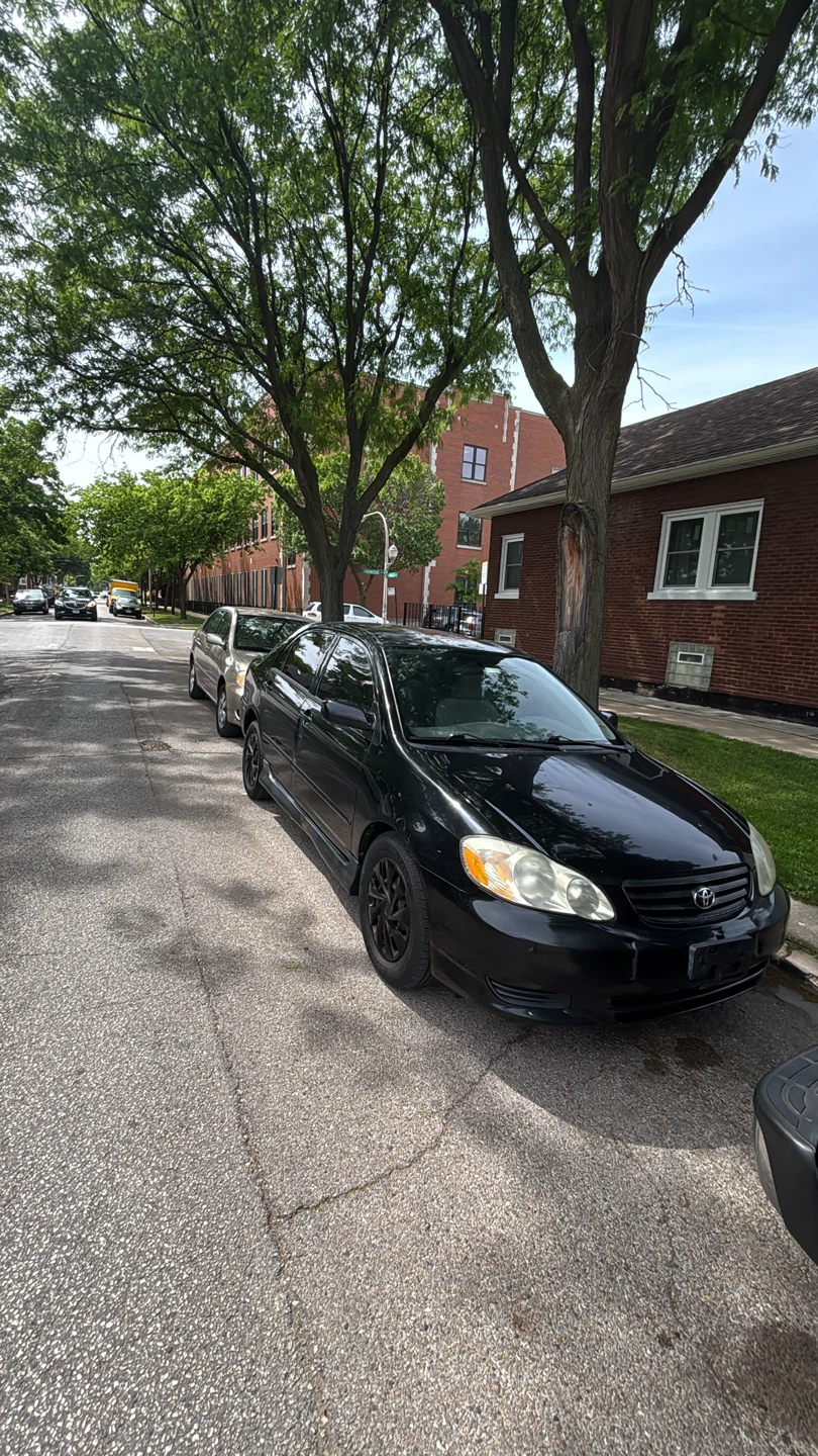 Black Toyota Corolla