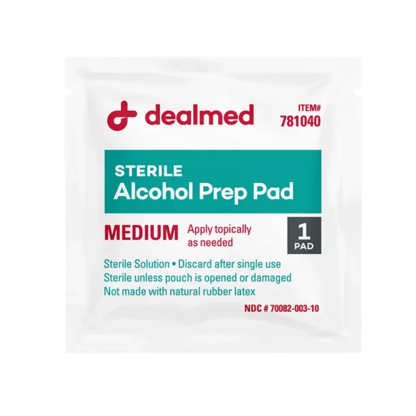Dealmed Sterile Alcohol Prep Pads - Medium (400 Count) - photo 3