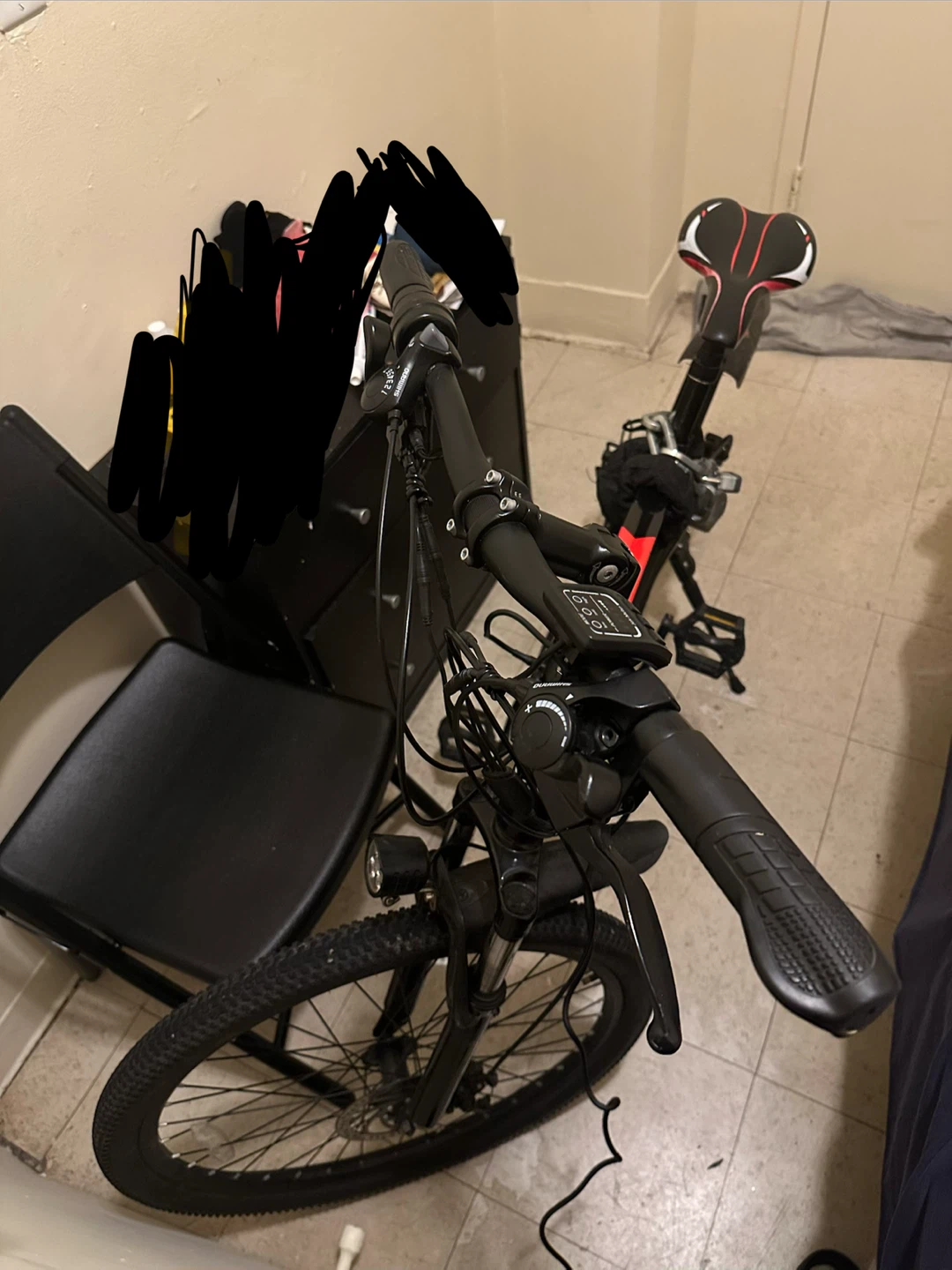 Electric Mountain Bike with Jok-Meter Display