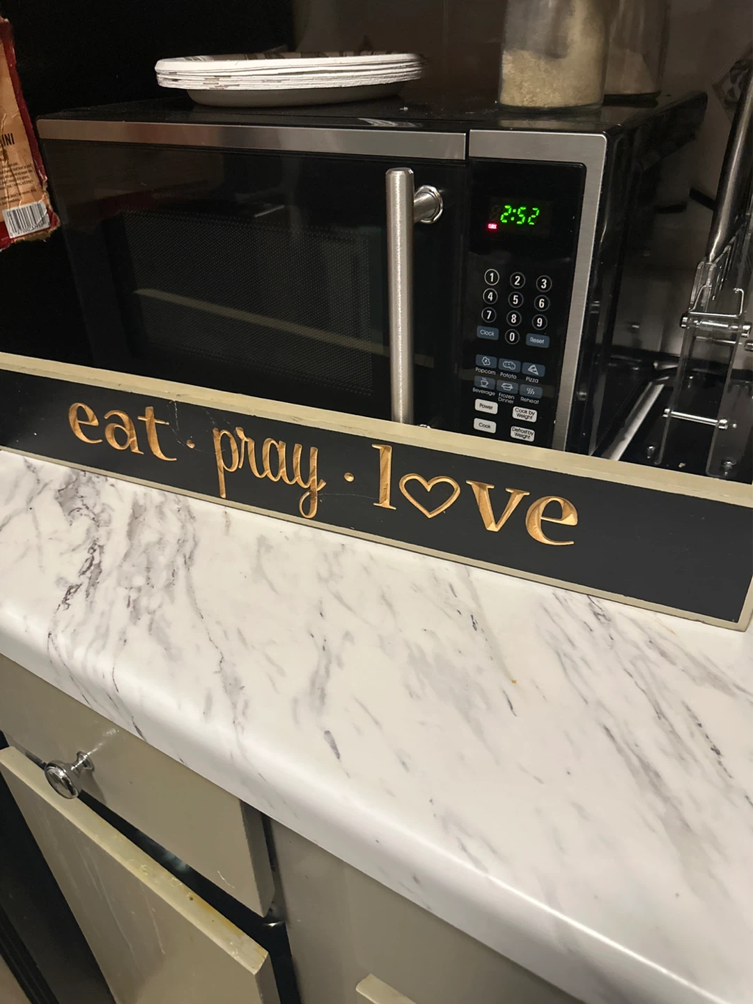 Eat Pray Love Wall Sign