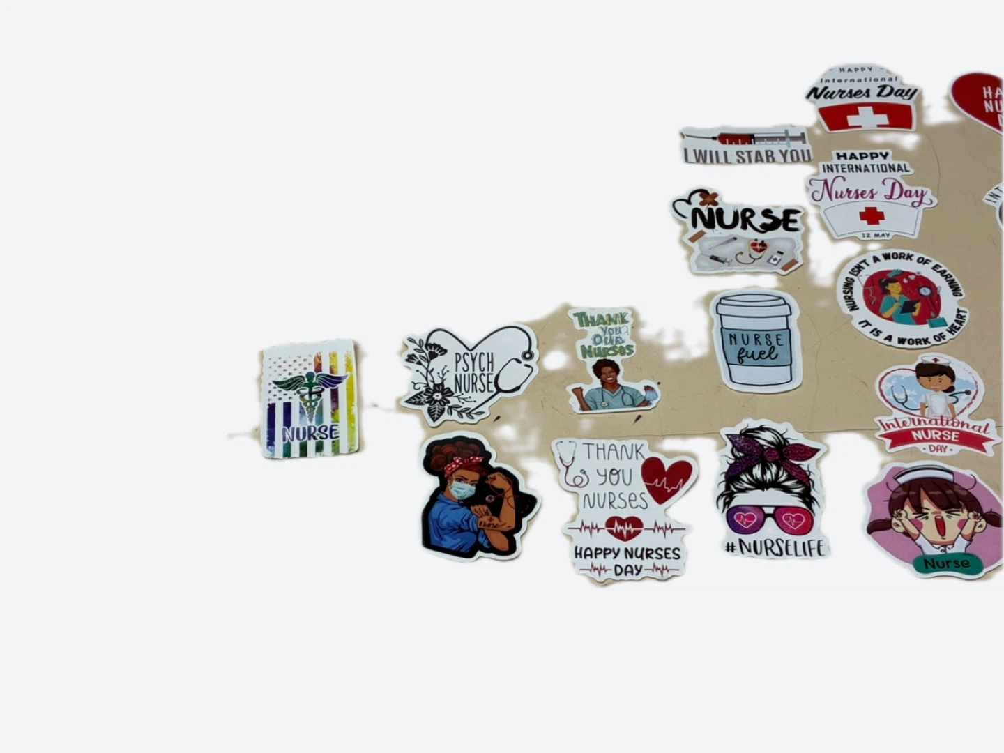 Nurse & Mental Health Stickers (Lot) - photo 3