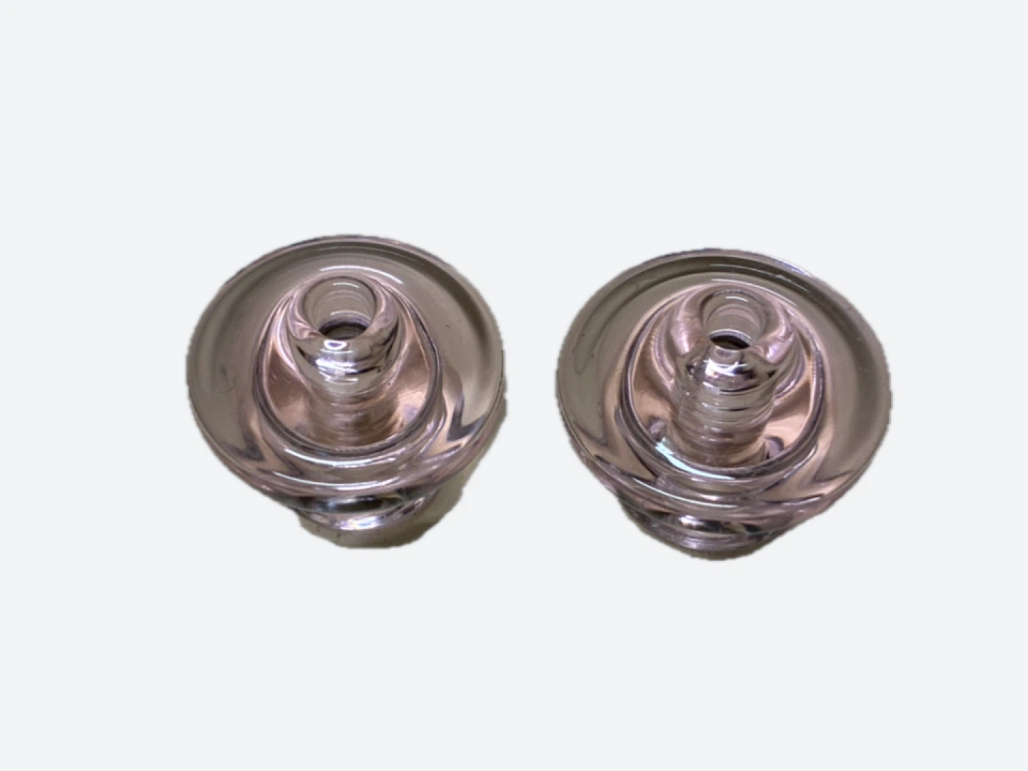 2 Glass Caps Pink - photo 3