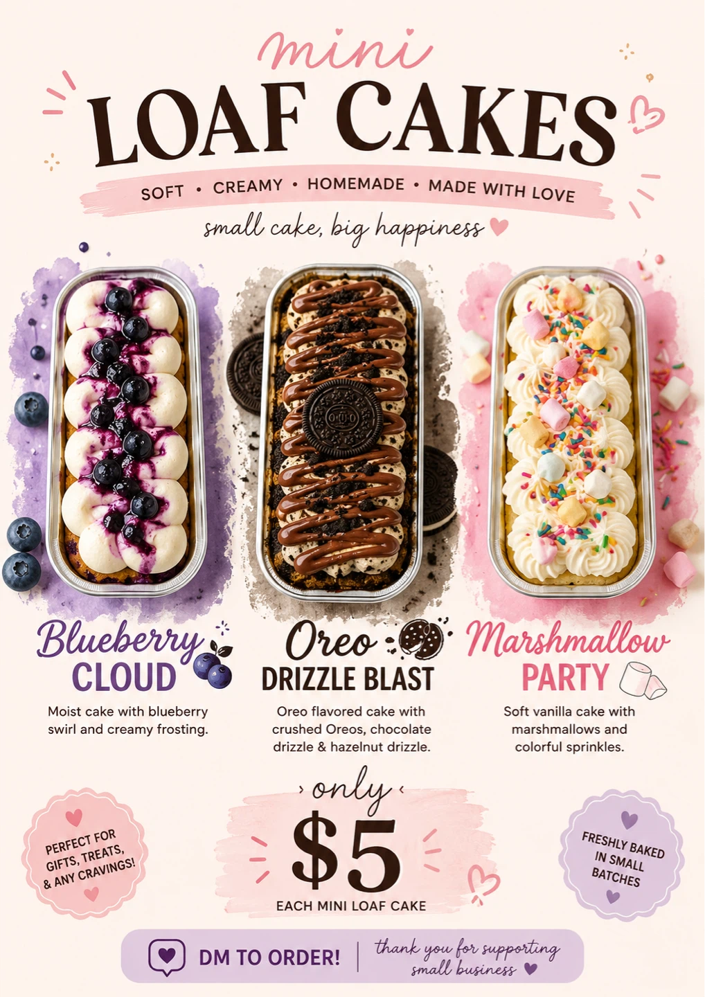 Mini Loaf Cakes
