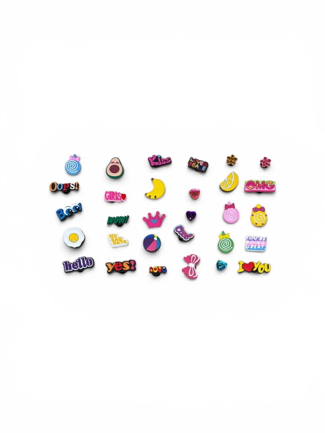 Assorted Charms for Shoes/Bracelets - Fun Sayings & Icons