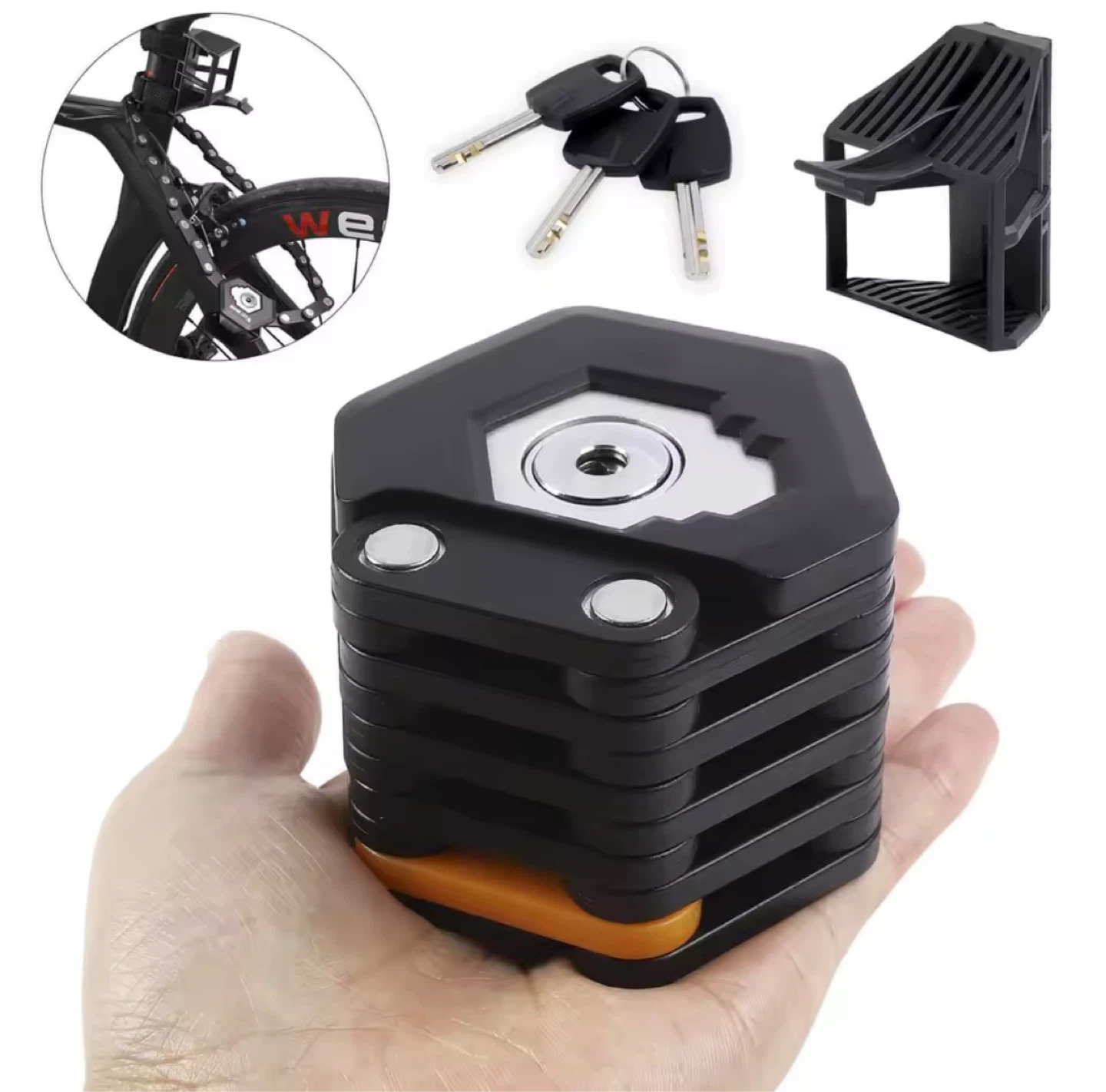 CELOCO Anti-Theft Heavy Duty Foldable Bike/Scooter Lock - photo 3