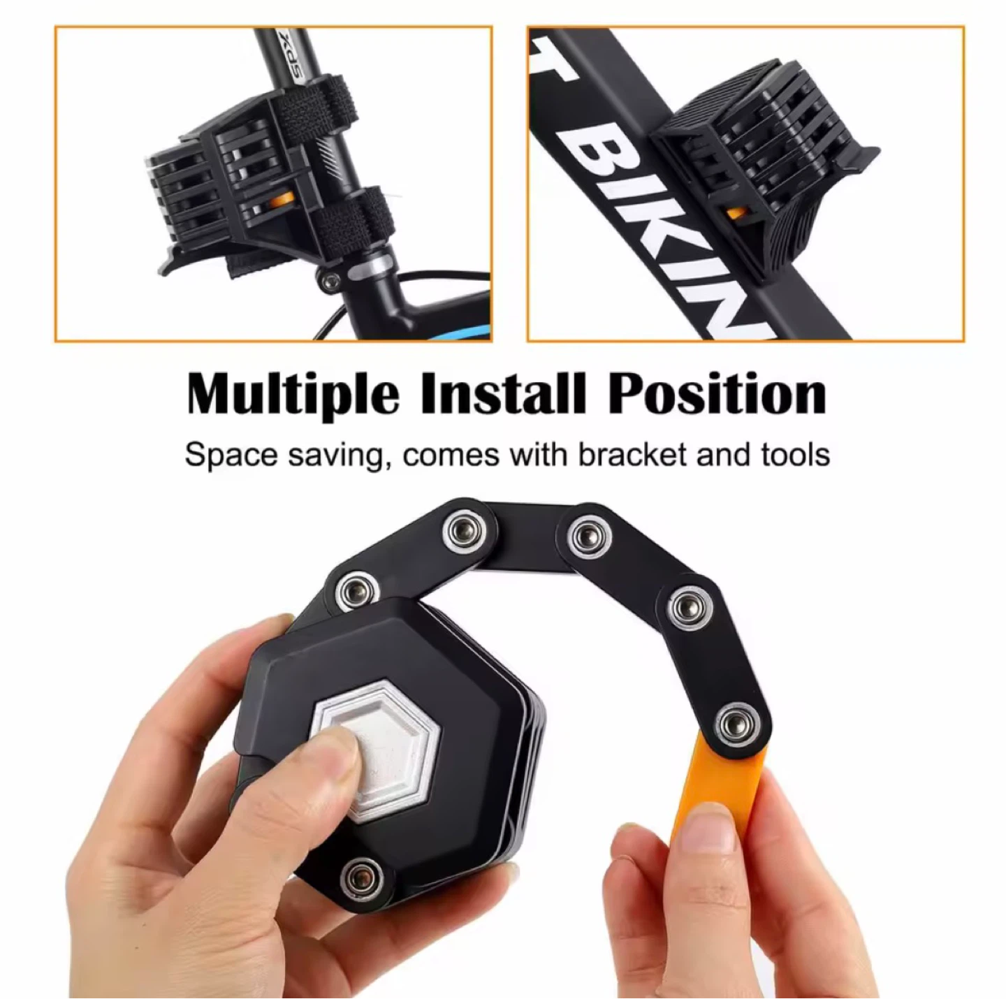 CELOCO Anti-Theft Heavy Duty Foldable Bike/Scooter Lock - photo 5