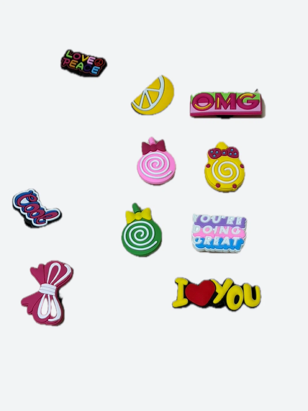 Assorted Charms for Shoes/Bracelets - Fun Sayings & Icons - photo 3
