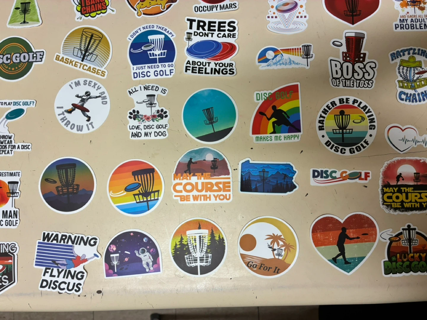 Disc Golf Stickers - Assorted Designs - photo 3