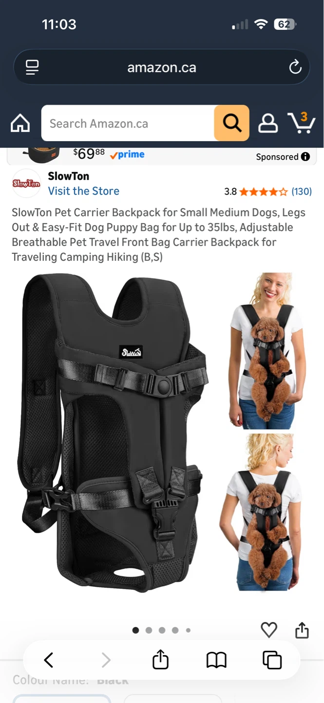 SlowTon Pet Carrier Backpack for medium size Dogs/Cats