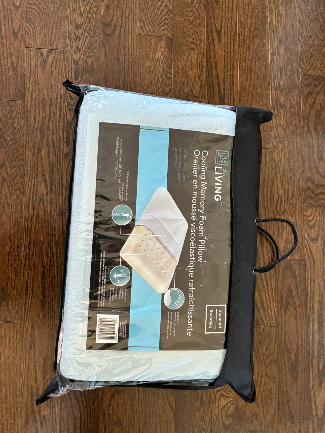 Living Cooling Memory Foam Pillow Standard