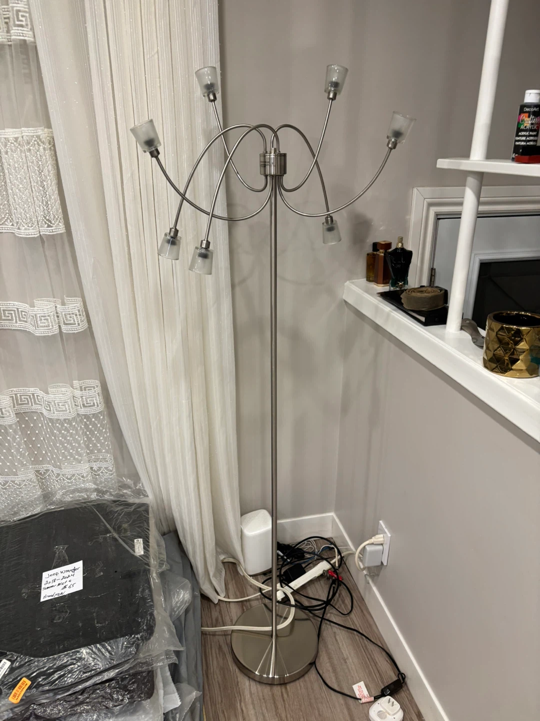 Modern 7-Light Arc Floor Lamp
