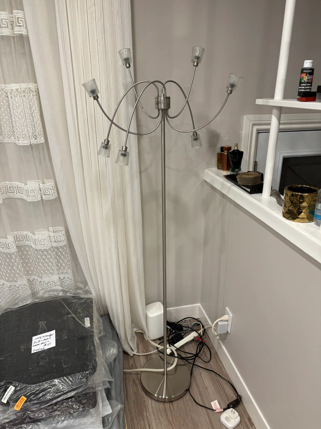 Modern 7-Light Arc Floor Lamp - photo 2