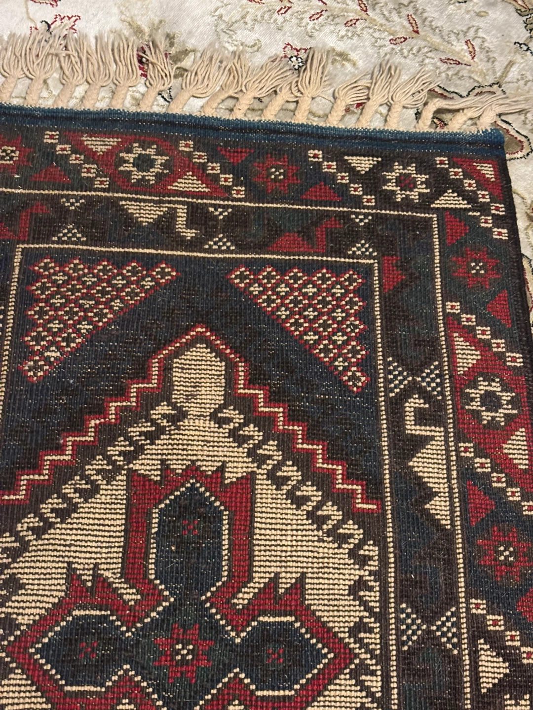Antique Hand-woven Runner Rug with Traditional - photo 5