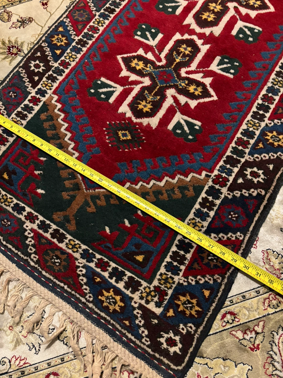 Handwoven Oriental Area Rug Runner - photo 5