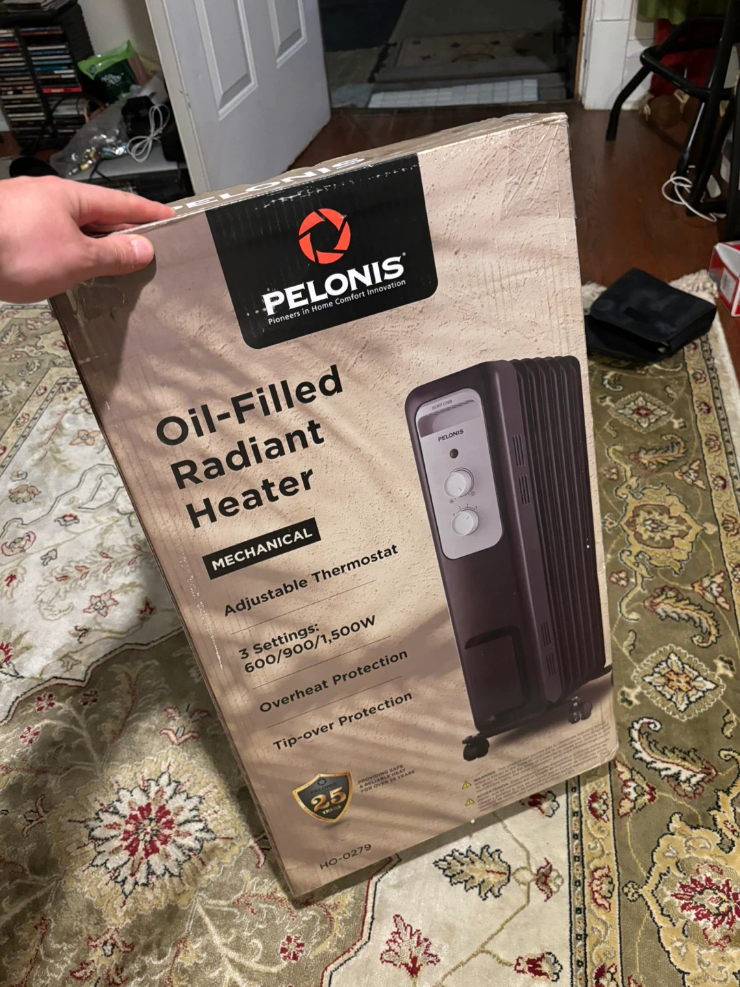 Pelonis Mechanical Oil-Filled Radiant Heater